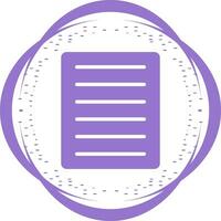 Document Align Justify Vector Icon