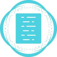 Document Align Center Vector Icon