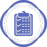 Clipboard with checkmark Vector Icon