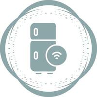 Smart Fridge Vector Icon