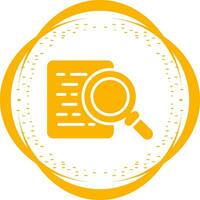 Document Search Vector Icon