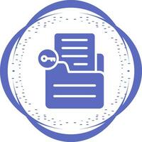 Document Unlock Vector Icon
