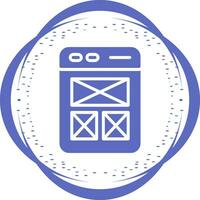 Wireframing Vector Icon