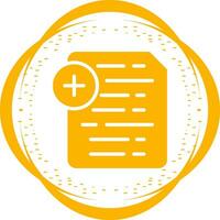 Document Insert Icon Vector Icon