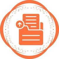 Document Upload Vector Icon