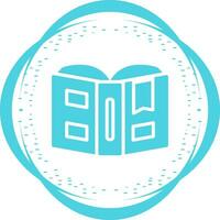 Open book with bookmark Vector Icon