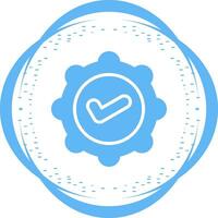 Badge Check Vector Icon