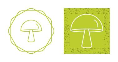 Single Mushroom Vector Icon