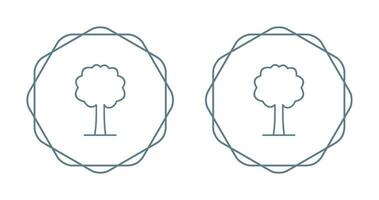 icono de vector de árbol