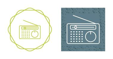 icono de vector de radio