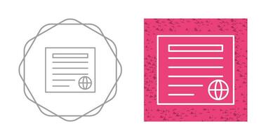 News Paper Vector Icon