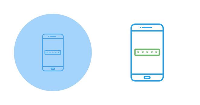 icono de vector de código de acceso