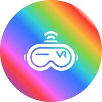 Virtual Reality Headset Vector Icon