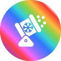 nieve máquina vector icono