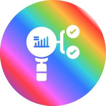 preceptivo analítica vector icono
