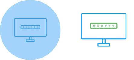 System Password Vector Icon