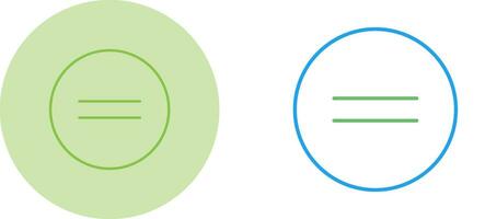 Equal To Vector Icon