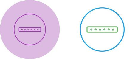 Password field Vector Icon