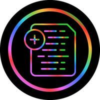 Document Insert Icon Vector Icon