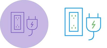 Plug and Socket Vector Icon