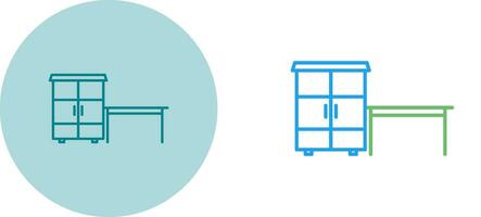 Shelves Cabinet Vector Icon