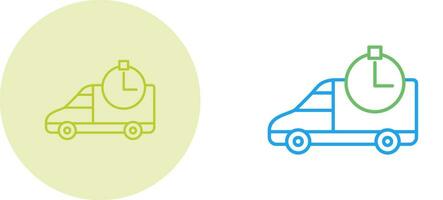 Time Based Delivery Vector Icon