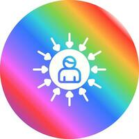User Centered Design Vector Icon