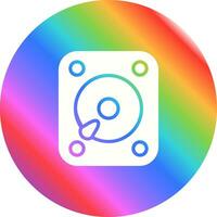 icono de vector de disco duro externo