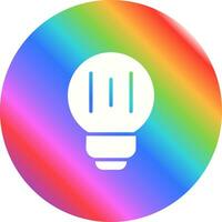 icono de vector de bombilla led