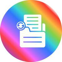 Document Sync Vector Icon