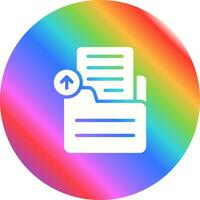 Document Upload Vector Icon