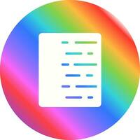 Document Align Right Vector Icon