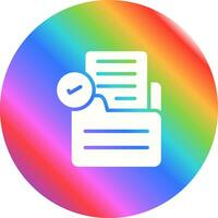 Document Check Vector Icon