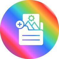 Document Insert Image Vector Icon