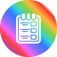 Task list with clipboard Vector Icon