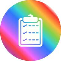 Task list with checkmarks Vector Icon