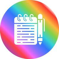 Memo pad Vector Icon