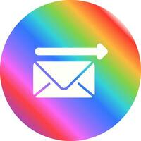 Envelope with arrow Vector Icon
