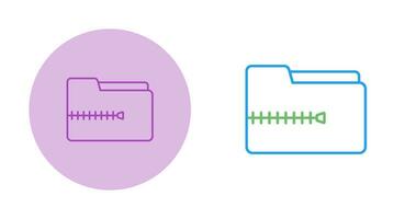 Zip File Vector Icon