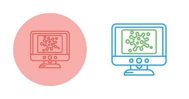 Virus Lcd Vector Icon