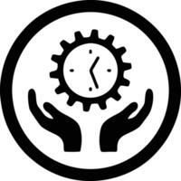 Clock icon symbol design image. Illustration of the alarm watch time isolated vector image. EPS 10