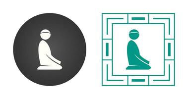 Offering Prayer Vector Icon