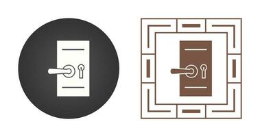 Door Security Lock Vector Icon