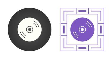 icono de vector de disco compacto