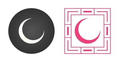 New Moon Vector Icon