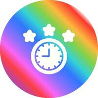 icono de vector de línea de tiempo