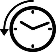 Clock icon symbol design image. Illustration of the alarm watch time isolated vector image. EPS 10