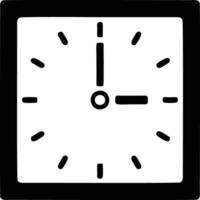 reloj icono símbolo diseño imagen. ilustración de el alarma reloj hora aislado vector imagen. eps 10