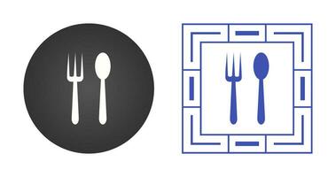 Spoon and Fork Vector Icon