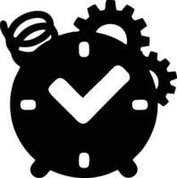 Clock icon symbol design image. Illustration of the alarm watch time isolated vector image. EPS 10